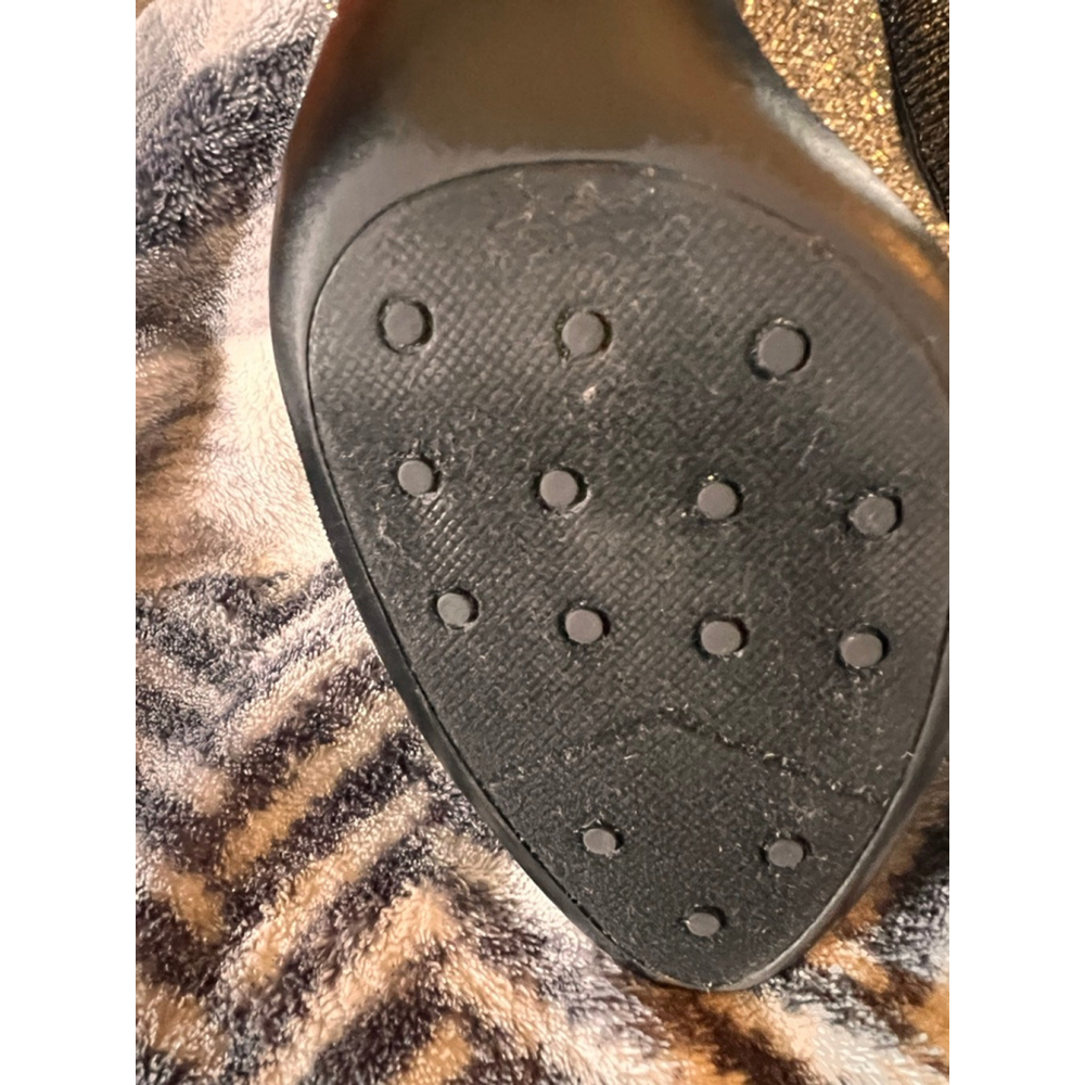 Women's LifeStride Silver Glitter Heels Size 8 - Picture 7 of 10